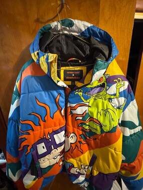 Members Only x Nickelodeon Rugrats Puffer Hooded Jacket